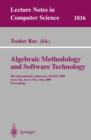 Image for Algebraic methodology and software technology: 8th international conference, AMAST 2000, Iowa City, Iowa, USA, May 20-27, 2000 : proceedings