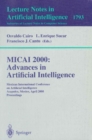 Image for MICAI 2000: advances in artificial intelligence: Mexican International Conference on Artificial Intelligence Acapulco, Mexico, April 11-14, 2000 : 1793