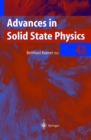 Image for Advances in Solid State Physics