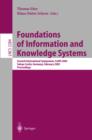 Image for Foundations of information and knowledge systems: 8th International Symposium, FoIKS 2014, Bordeaux, France, March 3-7, 2014 : proceedings