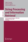 Image for String processing and information retrieval: 13th international conference, SPIRE 2006, Glasgow, UK, October 11-13, 2006 ; proceedings