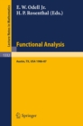 Image for Functional Analysis: Proceedings of the Seminar at the University of Texas at Austin, 1986-87 : 1332