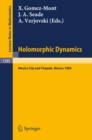 Image for Holomorphic Dynamics: Proceedings of the Second International Colloquium On Dynamical Systems, Held in Mexico, July 1986