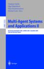 Image for Multi-Agent-Systems and Applications II: 9th ECCAI-ACAI/EASSS 2001, AEMAS 2001, HoloMAS 2001. Selected Revised Papers