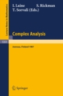 Image for Complex Analysis Joensuu 1987: Proceedings of the Xiiith Rolf Nevanlinna-colloquium, Held in Joensuu, Finland, Aug. 10-13, 1987
