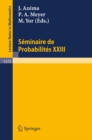 Image for Seminaire De Probabilites Xxiii : 1372