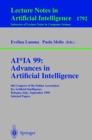 Image for AI*IA 99: advances in artificial intelligence : 6th Congress of the Italian Association for Artificial Intelligence, Bologna, Italy September 14-17, 1999 : selected papers