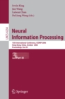 Image for Neural Information Processing: 13th International Conference, ICONIP 2006, Hong Kong, China, October 3-6, 2006, Proceedings, Part III
