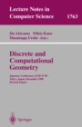 Image for Discrete and Computational Geometry: Japanese Conference, JCDCG&#39;98 Tokyo, Japan, December 9-12, 1998 Revised Papers