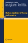 Image for Higher Algebraic K-Theory: An Overview : 1491