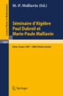 Image for Seminaire D&#39;algebre Paul Dubreil Et Marie-paule Malliavin: Proceedings Paris 1987-1988 (39eme Annee)