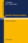 Image for Number-theoretic Analysis: Seminar, Vienna 1988-89