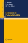 Image for Seminaire de Probabilites XXIV 1988/89