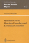 Image for Quantum Gravity, Quantum Cosmology and Lorentzian Geometries : 12