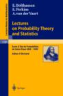 Image for Lectures on probability theory and statistics