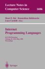 Image for Internet programming languages: ICCL&#39;98 Workshop, held in Chicago, IL, USA, May 13, 1998 : proceedings