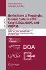 Image for On the Move to Meaningful Internet Systems 2006: CoopIS, DOA, GADA, and ODBASE