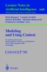 Image for Modeling and using context: second international and interdisciplinary conference CONTEXT&#39;99, Trento, Italy, September 9-11, 1999 : proceedings