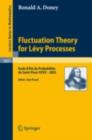 Image for Fluctuation Theory for Levy Processes: Ecole d&#39;Ete de Probabilites de Saint-Flour XXXV - 2005
