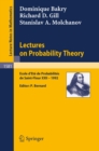 Image for Lectures On Probability Theory: Ecole D&#39;ete De Probabilites De Saint-flour Xxii - 1992