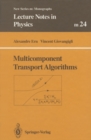 Image for Multicomponent Transport Algorithms : 24