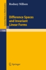 Image for Difference Spaces and Invariant Linear Forms