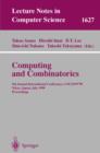 Image for Computing and combinatorics : 1627