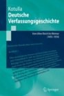 Image for Deutsche Verfassungsgeschichte : Vom Alten Reich bis Weimar (1495 bis 1934)