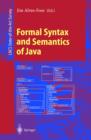 Image for Formal syntax and semantics of Java