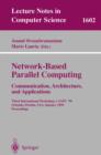 Image for Network-based parallel computing: communication, architecture, and applications : Third International Workshop, CANPC&#39;99, Orlando, Florida, USA, January 9th, 1999 : proceedings