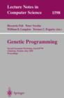 Image for Genetic programming: Second European Workshop, EuroGP&#39;99, Goteborg, Sweden, May 26-27, 1999 : proceedings