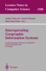 Image for Interoperating geographic information systems: Second International Conference, INTEROP&#39;99, Zurich, Switzerland, March 10-12, 1999 : proceedings