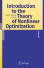 Image for Introduction to the Theory of Nonlinear Optimization