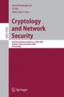 Image for Cryptology and Network Security : 5th International Conference, CANS 2006, Suzhou, China, December 8-10, 2006, Proceedings