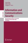 Image for Information and Communications Security : 8th International Conference, ICICS 2006, Raleigh, NC, USA, December 4-7, 2006, Proceedings