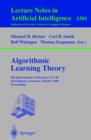 Image for Algorithmic learning theory: 9th international conference, ALT&#39;98, Otzenhausen, Germany October 8-10, 1998 : proceedings : 1501.