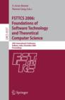 Image for FSTTCS 2006: foundations of software technology and theoretical computer science : 26th International Conference, Kolkata, India December 13-15, 2006 : proceedings