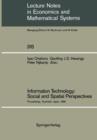 Image for Information Technology: Social and Spatial Perspectives