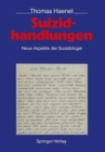 Image for Suizidhandlungen : Neue Aspekte der Suizidologie