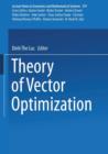 Image for Theory of Vector Optimization