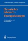 Image for Chronischer Schmerz — Therapiekonzepte
