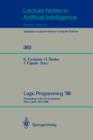 Image for Logic Programming &#39;88 : Proceedings of the 7th Conference, Tokyo, Japan, April 11-14, 1988