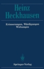 Image for Heinz Heckhausen : Erinnerungen, Wurdigungen, Wirkungen