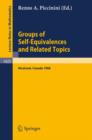 Image for Groups of Self-Equivalences and Related Topics