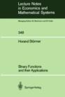Image for Binary Functions and their Applications