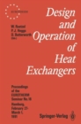 Image for Design and Operation of Heat Exchangers