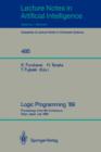 Image for Logic Programming &#39;89 : Proceedings of the 8th Conference, Tokyo, Japan, July 12-14, 1989