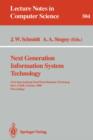 Image for Next Generation Information System Technology