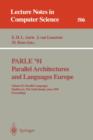 Image for PARLE &#39;91. Parallel Architectures and Languages Europe