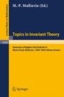 Image for Topics in Invariant Theory